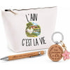 Coffret Cadeau L’Ain c’est la vie – Trousse, stylo bambou et porte-clés