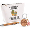 Coffret Cadeau L’Algérie c’est la vie – Trousse, stylo bambou et porte-clés