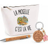 Coffret Cadeau La Moselle c’est la vie – Trousse, stylo bambou et porte-clés