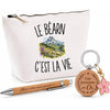 Coffret Cadeau Le Béarn c’est la vie – Trousse, stylo bambou et porte-clés