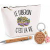 Coffret Cadeau Le Luberon c’est la vie – Trousse, stylo bambou et porte-clés