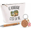 Coffret Cadeau Le Rouergue c’est la vie – Trousse, stylo bambou et porte-clés