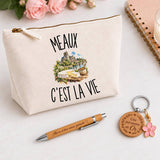 Coffret Cadeau Meaux c’est la vie – Trousse, stylo bambou et porte-clés