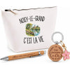 Coffret Cadeau Noisy-le-Grand c’est la vie – Trousse, stylo bambou et porte-clés