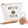 Coffret Cadeau Noisy-le-Sec c’est la vie – Trousse, stylo bambou et porte-clés