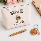 Coffret Cadeau Noisy-le-Sec c’est la vie – Trousse, stylo bambou et porte-clés
