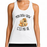 Débardeur Femme Mon Chow-Chow c'est ma vie