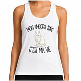 Débardeur Femme Mon Angora Turc c'est ma vie