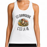 Débardeur Femme Les champignons c'est la vie