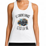 Débardeur Femme Le cardio dance c'est la vie