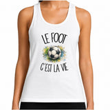 Débardeur Femme Le foot c'est la vie