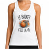 Débardeur Femme Le basket c'est la vie
