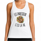 Débardeur Femme Les paresseux c'est la vie