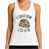 Débardeur Femme Le club de lecture c'est la vie