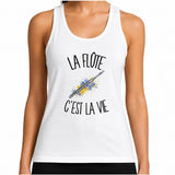 Débardeur Femme La flûte c'est la vie