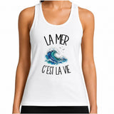 Débardeur Femme La mer c'est la vie