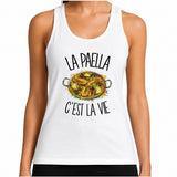 Débardeur Femme La paella c'est la vie