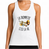 Débardeur Femme La trompette c'est la vie