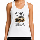 Débardeur Femme Le 4x4 c'est la vie