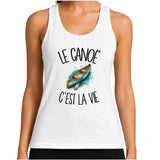 Débardeur Femme Le canoë c'est la vie
