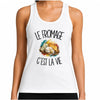 Débardeur Femme Le fromage c'est la vie