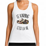 Débardeur Femme Le karting c'est la vie