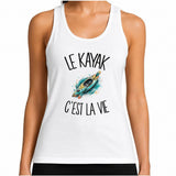 Débardeur Femme Le kayak c'est la vie