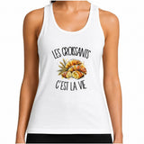 Débardeur Femme Les croissants c'est la vie