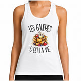 Débardeur Femme Les gaufres c'est la vie