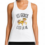 Débardeur Femme Les geckos c'est la vie