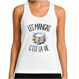 Débardeur Femme Les mangas c'est la vie
