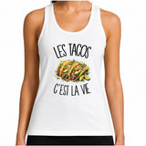 Débardeur Femme Les tacos c'est la vie