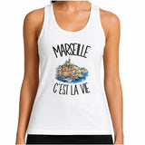 Débardeur Femme Marseille c'est la vie