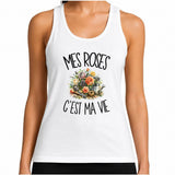 Débardeur Femme Mes roses c'est ma vie