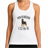 Débardeur Femme Mon Beauceron c'est ma vie