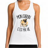 Débardeur Femme Mon Carlin c'est ma vie