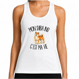 Débardeur Femme Mon Shiba Inu c'est ma vie