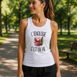 Débardeur Femme L’Œnologie c’est la vie