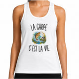 Débardeur Femme La Carpe c’est la vie