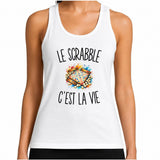 Débardeur Femme Le Scrabble c’est la vie
