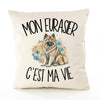 Housse de Coussin Mon Eurasier c'est ma vie