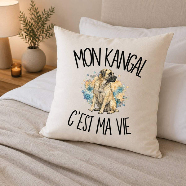 Housse de Coussin Mon Kangal c'est ma vie