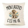 Housse de Coussin Mon Lagotto c'est ma vie