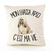 Housse de Coussin Mon Lhassa Apso c'est ma vie