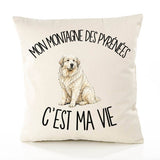 Housse de Coussin Mon Montagne des Pyrénées c'est ma vie