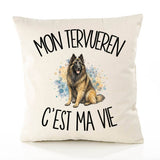 Housse de Coussin Mon Tervueren c'est ma vie