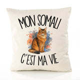 Housse de Coussin Mon Somali c'est ma vie