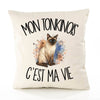 Housse de Coussin Mon Tonkinois c'est ma vie