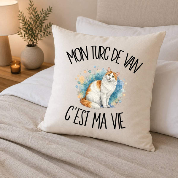 Housse de Coussin Mon Turc de Van c'est ma vie