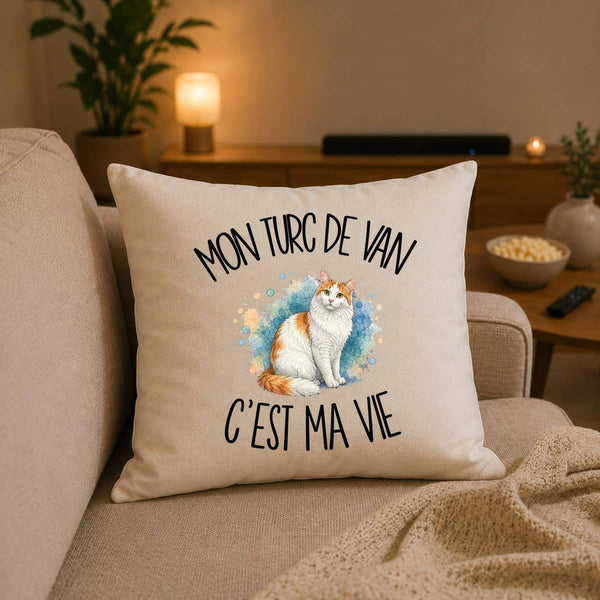 Housse de Coussin Mon Turc de Van c'est ma vie